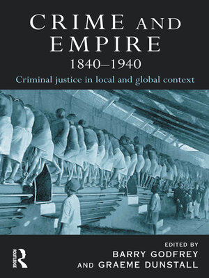cover image of Crime and Empire 1840--1940